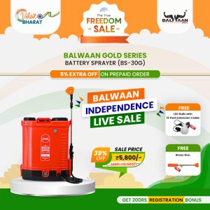 Balwaan Gold Series Battery Sprayer (BS-30G)