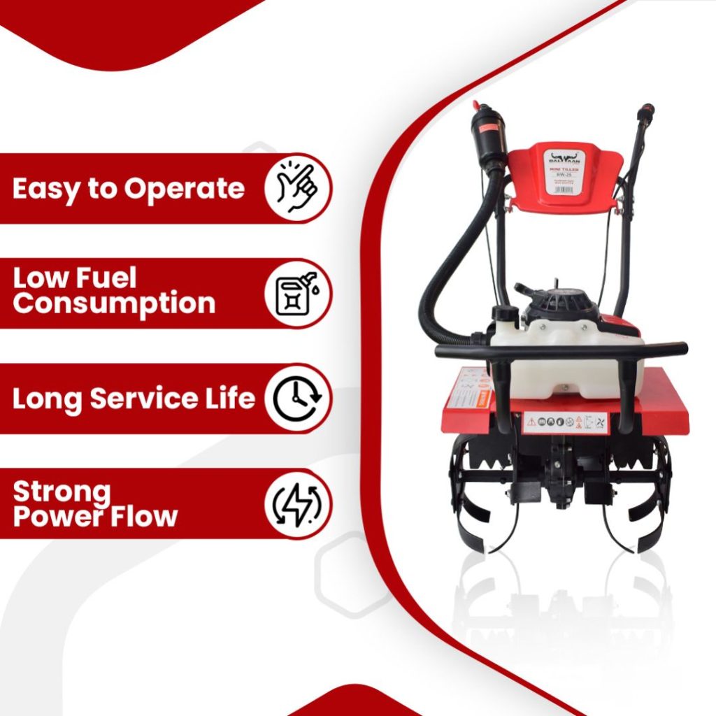 63cc Mini Agricultural Power Tiller